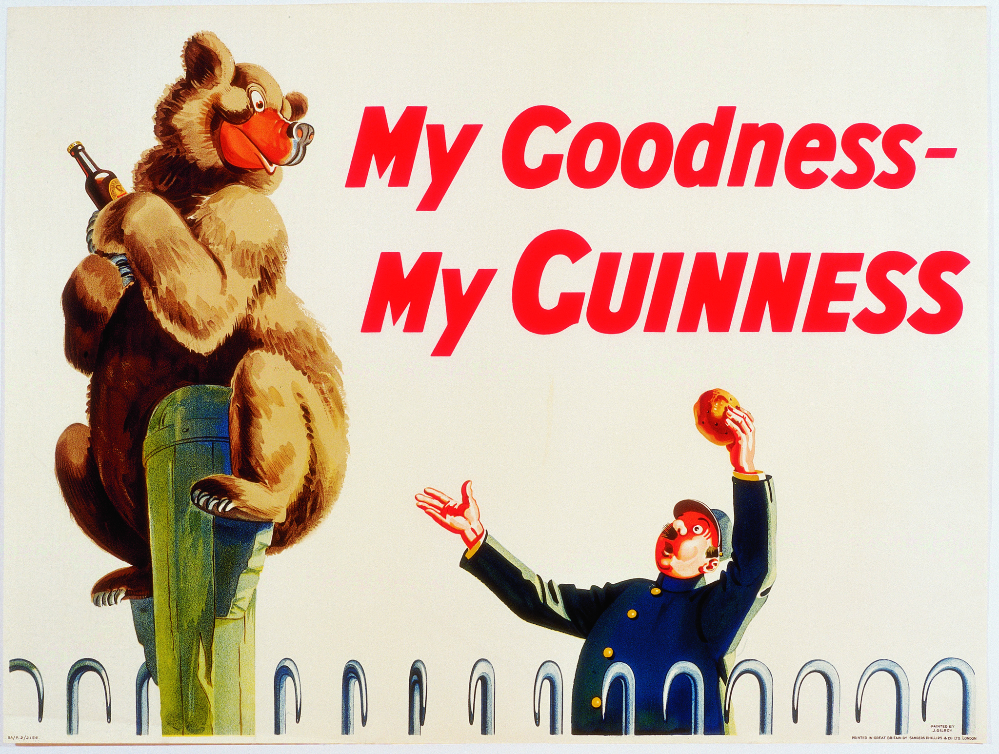 My Goodness My Christmas My Guinness Beer Ad 13 x 19" Photo Print 