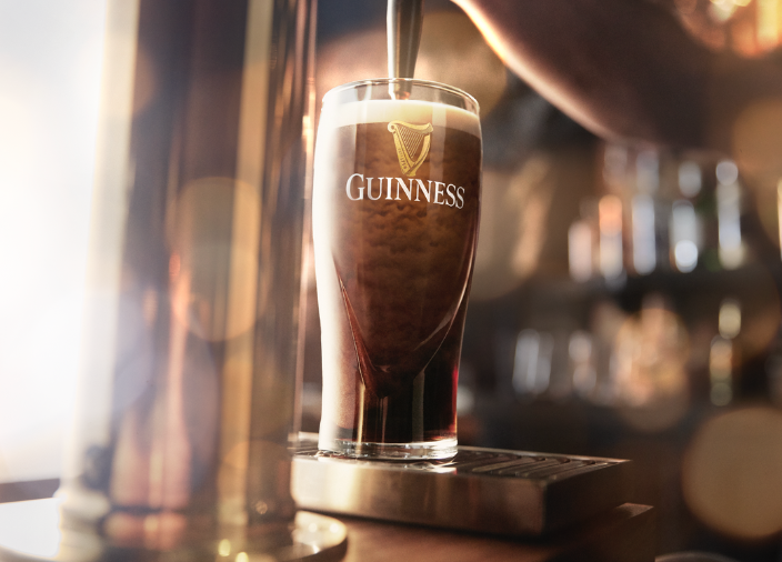 Pouring Guinness